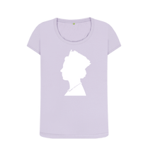Violet Printed T-shirt Front