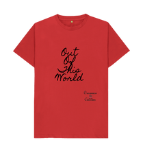 Red Large Unisex Out of This World  T-shirt x