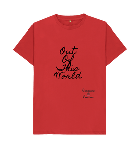 Red Large Unisex Out of This World  T-shirt x