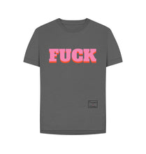 Slate Grey Pink Fuck T-shirt