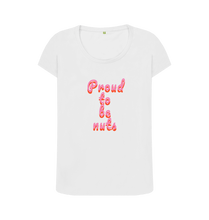 White Printed T-shirt Front
