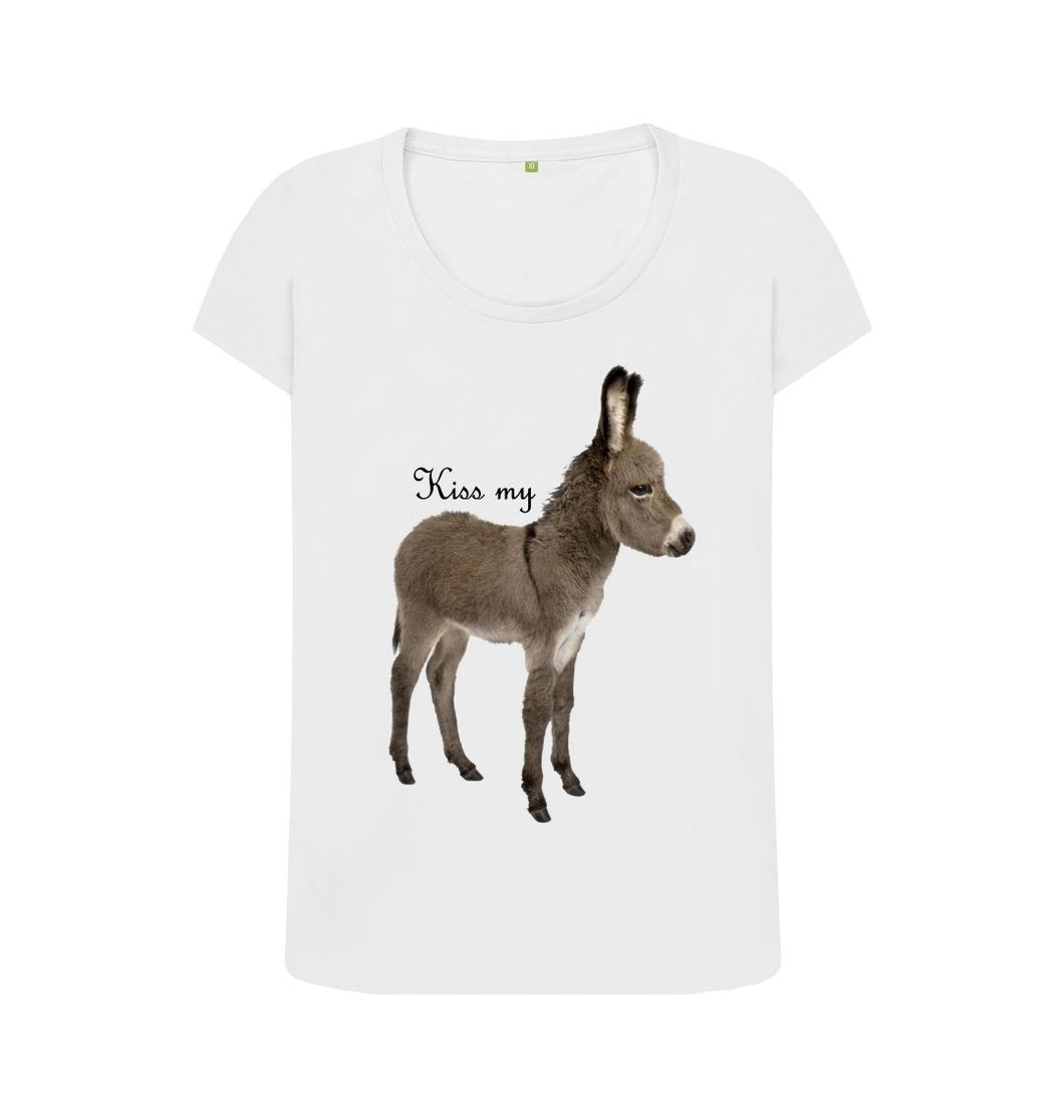 White Kiss my Ass T-shirt