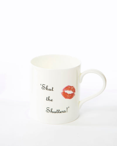 'Shut the Shutters' Mug