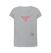 Athletic Grey Womenswear Beautiful Fuck Up T-shirt