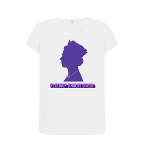 White Platinum Jubilee Queen T-shirt