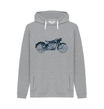 Light Heather Biker Hoodie