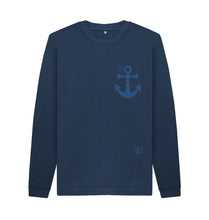 Navy Blue A Little Bit of a Wanchor Sweatshirt