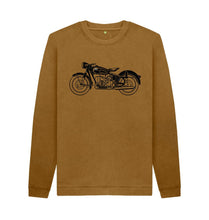 Brown Biker Sweatshirt
