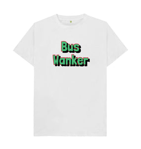 White Bus Wanker T-shirt