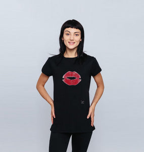 Womenswear Outlandish Creations' Lips T-shirt