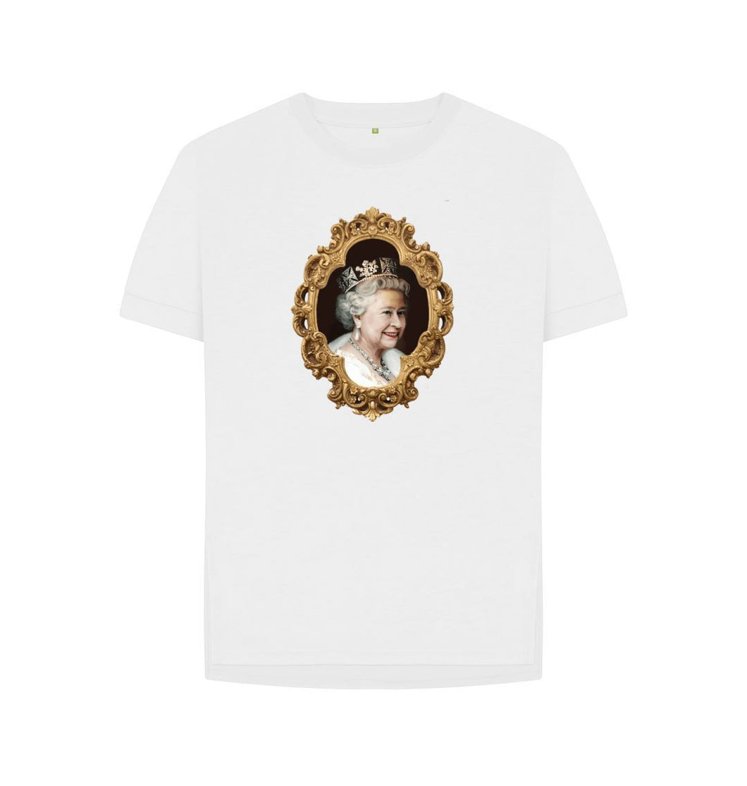 White The Queen Relaxed Fit T-shirt