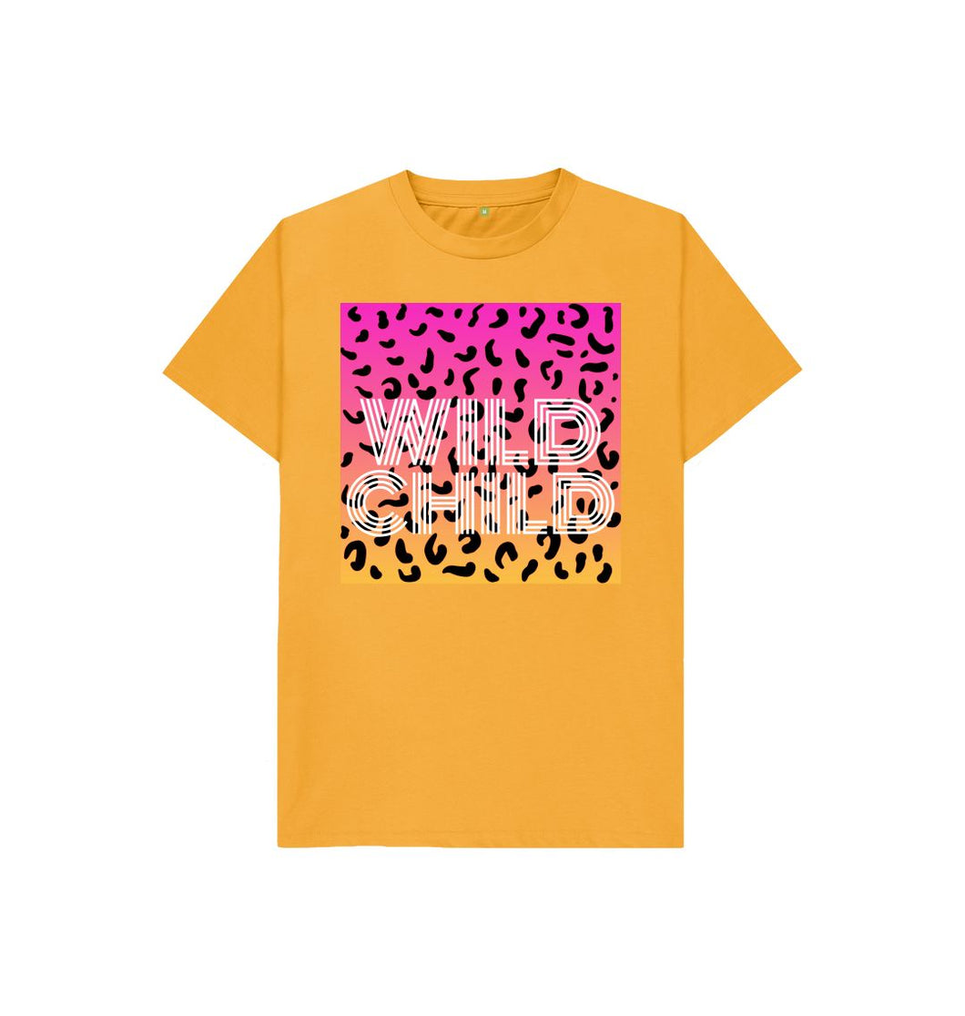 Mustard Kids Wild Child Leopard T-shirt