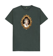 Dark Grey Mansize Queen Elizabeth II T-shirt