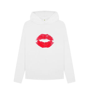 White Lips Hoodie
