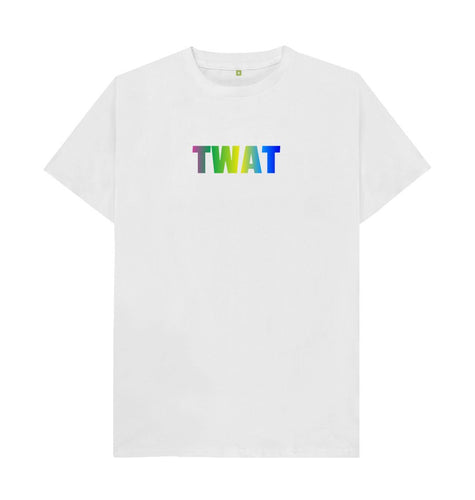 White Twat Rainbow T-shirt