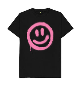 Black Happy Face T-shirt