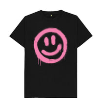 Black Happy Face T-shirt