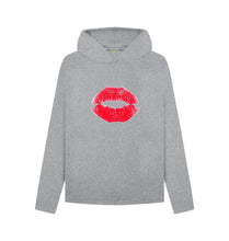 Athletic Grey Lips Hoodie