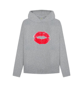 Athletic Grey Lips Hoodie