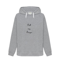 Light Heather Pull my Finger Hoodie
