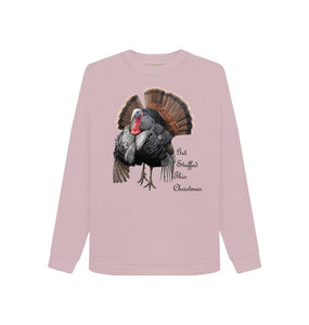 Mauve 'Get Stuffed This Christmas' Women's Sweatshirt