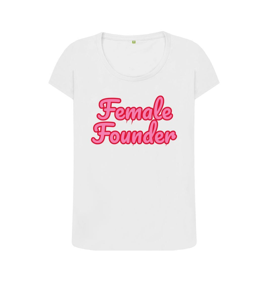 White Female Founder T-shirt