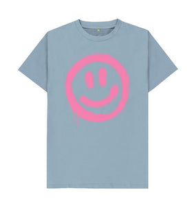 Stone Blue Happy Face T-shirt