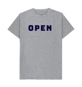 Athletic Grey Open Closed T-shirt