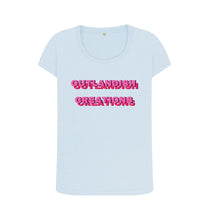 Sky Blue OUTLANDISH CREATIONS T-SHIRT