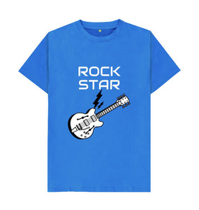 Bright Blue Rock Star T-shirt