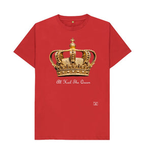 Red All Hail The Queen T-shirt