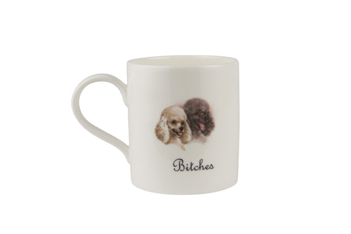 Bitches Mug - Poodles