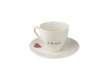 I Love Cock Tea Cup & Saucer