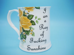 I am a Ray of Fucking Sunshine 3/4 Tankard - Outlandish Creations X Luinluland Collaboration