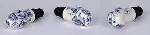 Blue Delft Cock Bottle Stopper