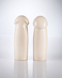 Handmade Slipcast Large Plain Salt & Pepper Shaker