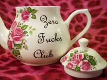 'Zero Fucks Club' Tea Pot - Outlandish Creations X Luinluland Collaboration