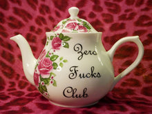 'Zero Fucks Club' Tea Pot - Outlandish Creations X Luinluland Collaboration