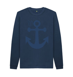 Navy Blue Massive Wanchor Sweatshirt