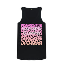 Black Mother Cuppa Leopard print lady tank top