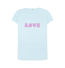 Light Blue Women's Love T-shirt