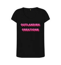 Black OUTLANDISH CREATIONS T-SHIRT