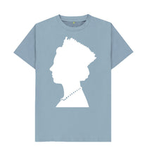 Stone Blue Queen silhouette T-shirt