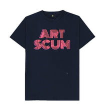 Navy Blue Adult Art Scum T-shirt