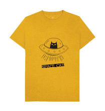Sunflower Yellow Space Cat T-shirt