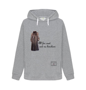 Light Heather Womenswear All fur coat and no knickers hoodie