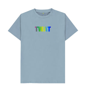 Stone Blue Twat Rainbow T-shirt