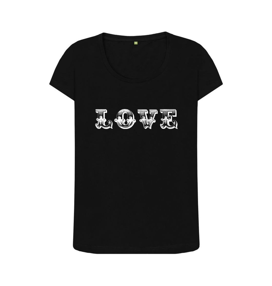 Black Women's Big dark Love T-shirt