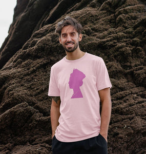 Unisex Pink Queen Elizabeth II T-shirt
