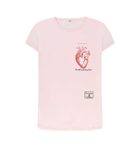 Pink Womenswear Be still my beating heart T-shirt